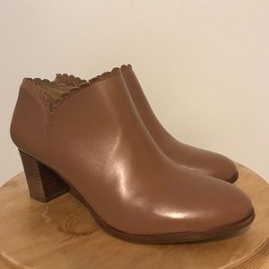 Beautiful leather booties.